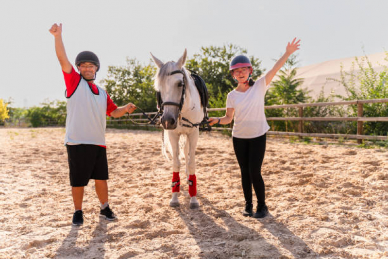 Clínica Que Faz Equoterapia para Autismo Paulínia - Terapia com Cavalos